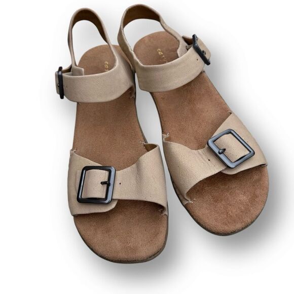 Easy Spirit Honors Padded Comfort Open Toe Tan Sandals Women’s size 7 - Picture 6 of 13
